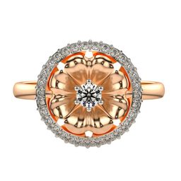 VALANOVA Women Rose Gold Ring Diamond-picture-31