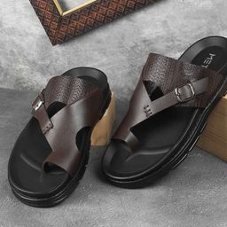 Metro Men Leather Comfort Sandals-picture-36