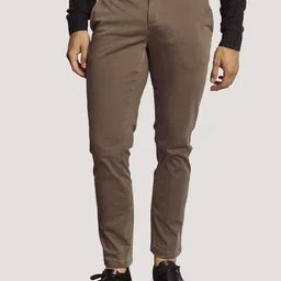 Bruun & Stengade Men Slim Fit Cotton Trousers-image-74