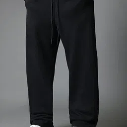 FLYNOFF Men Relaxed Loose Fit Easy Wash Trousers-image-47