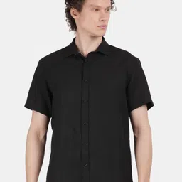 Blu MNKY Men Smart Slim Fit Casual Shirt-image-39