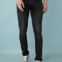 Crimsoune Club Men Mid-Rise Slim Fit Light Fade Stretchable Jeans-picture-55