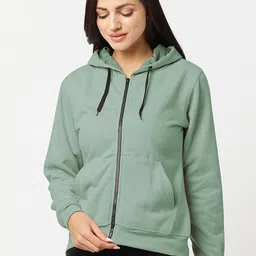 Dogman Women Hooded Front-Open Sweatshirt-image-25