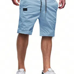StyleCast x Revolte Men Solid Mid-Rise Regular Shorts-picture-43