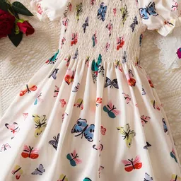 LULU & SKY Floral Print Peplum Dress-picture-22