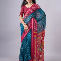 NIRMAL CREATION Ethnic Motifs Pure Cotton Saree-image-60