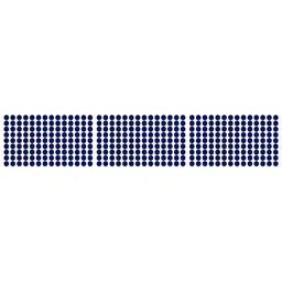 Comet Busters Bindiful Set Of 10 Traditional Round Bindi - Navy Blue image 3