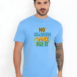KaamBhari Graphic Printed Round Neck Pure Cotton Regular Fit T-shirt-picture-10