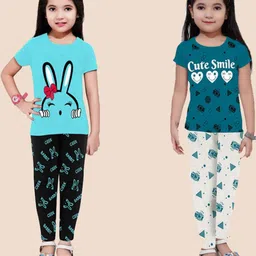 Veecap Girls Turquoise Blue Pyjamas-12