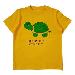 SNOWFLAKES Kids Graphic Printed Round Neck Cotton T-shirt-image-22