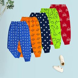 KUCHIPOO Boys Multicoloured Pack of 5 Pyjamas-image-61