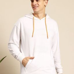 Dogman Men Solid Hooded Sweatshirt-image-91