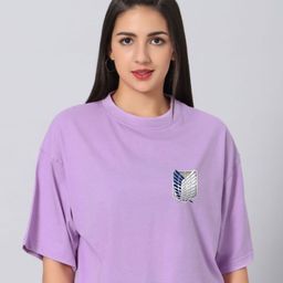 Besick Women Printed Crop Cotton T-shirt-image-85