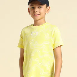 U.S. Polo Assn. Kids Boys Abstract Printed Pockets Cotton T-shirt-image-88