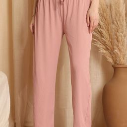 NEUDIS Wide Leg Ribbed Lounge Pants-image-36