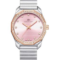 KENNETH SCOTT Women Dial & Stainless Steel Straps Analogue Watch K24505-KBKP-image-77