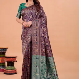 Moda Rapido Zari Kanjeevaram Silk Saree-picture-47