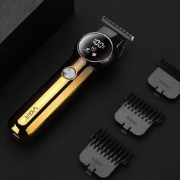 VGR V-989 Professional Hair Clipper With 180 min Runtime - Black & Gold-33