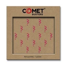 Comet Busters Beautiful Traditional Designer Bindis - Red-76
