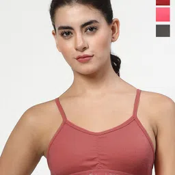 LILY Pack Of 4 Full Coverage Workout Bra-36