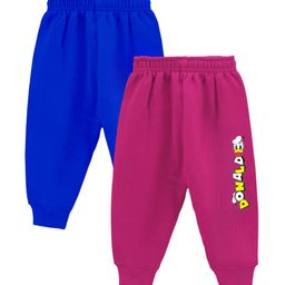 BAESD Kids Pack Of 2 Printed Cotton Joggers-41
