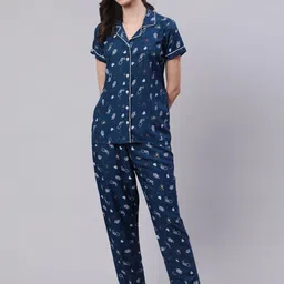 Light Daisy Women Printed Night suit-image-77