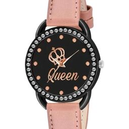 Miss Perfect Women Embellished Dial & Leather Wrap Around Straps Analogue Watch Cvv206-picture-27