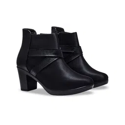 Shoetopia Women Block Heeled Boots-image-34