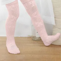SYGA Girls Meshed Bow Designed Stocking-image-82