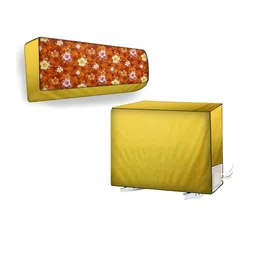 The Furnishing Tree Split AC Cover Set of Indoor and Outdoor Unit Used for 1 Ton Amazon Basics AB20-93