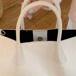 StyleCast x Revolte Textured PU Structured Handheld Bag image 5