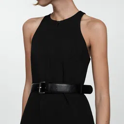 MANGO Basic Jumpsuit with Belt image 1