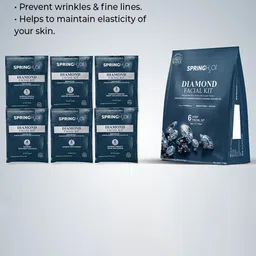 Spring H2O 6 Steps 2 in 1  Diamond Facial Kit - 10 g Each image 3