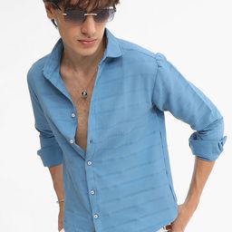 Campus Sutra Men Comfort Spread Collar Striped Casual Shirt-picture-6