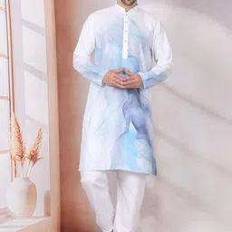 KRAFT INDIA Men Printed Thread Work Kurta-picture-17