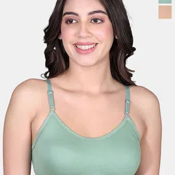 SKDREAMS Women Pack Of 2 Cotton Full Coverage Non Padded Bra-image-50