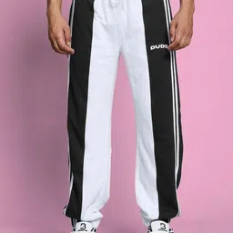WEARDUDS Men Colourblocked Relaxed-Fit Joggers-image-65