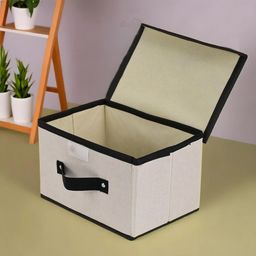 Kuber Industries White & Black 6 Pieces Drawer Organiser-7