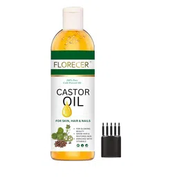 FLORECER Pure Castor Oil With Comb Applicator - 100 ml-28