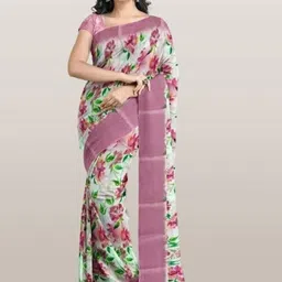 J 6 DESIGNER Floral Printed Woven Design Saree-picture-44