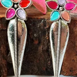 muccasacra Multicoloured Alloy Earrings-picture-8
