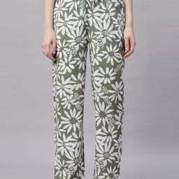 Soie Women Printed Rayon Supersoft Lounge Pants With Pockets-picture-48