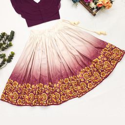 RJ ONLINE Dyed Cotton Lehenga Choli-image-66