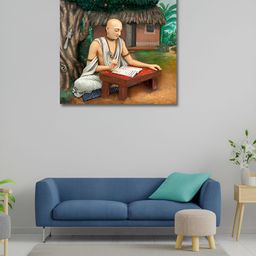 OLIVE TREE Green & White 1 Piece Religious Wall Paintings-picture-21