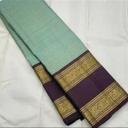 Flosive Checked Banarasi Saree-14