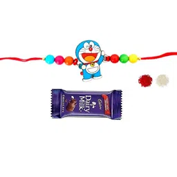 VR Creatives Doraemon rakhi for kids With Chocolate-picture-19