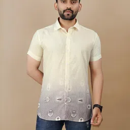 VS MALL Self Design Regular Fit Shirt-image-73