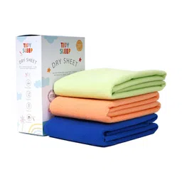 TIDY SLEEP Green 3 Pieces Cotton Waterproof & Breathable Mattress Protectors-image-78