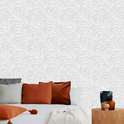 Fedora Wallpapers Grey & White 3D PrintedWaterproof PVC Wallpaper-picture-20