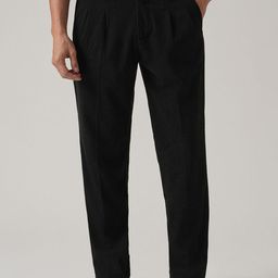 Banana Club Men Black Corduroy Cotton Gurkha Pants-image-6